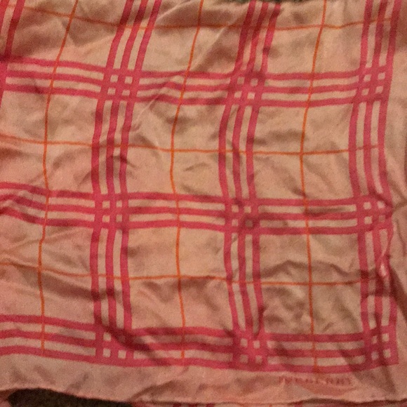 Burberry Pink Nova Check Silk Neck Scarf Tie - Picture 1 of 3